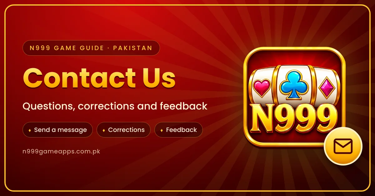 Contact Us – N999 Game Guide