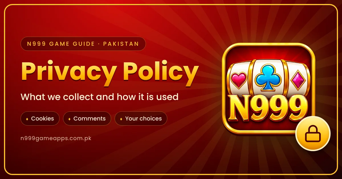 N999 Game Guide privacy policy – what we collect and how it is used