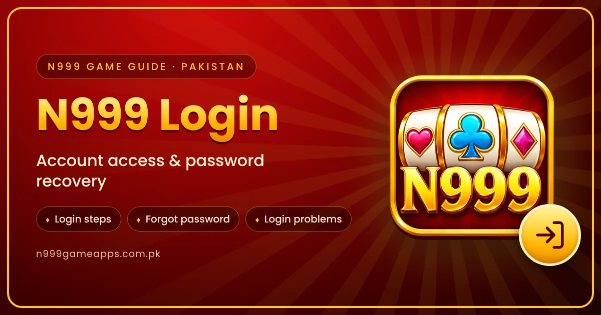 N999 Login guide – account access, password recovery and login problems